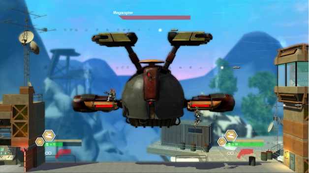 Bionic Commando Rearmed 2 Screenshot Mega Copter